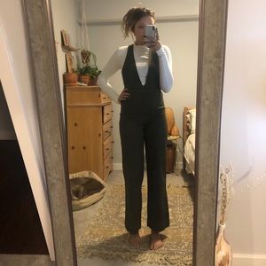Green jumpsuit